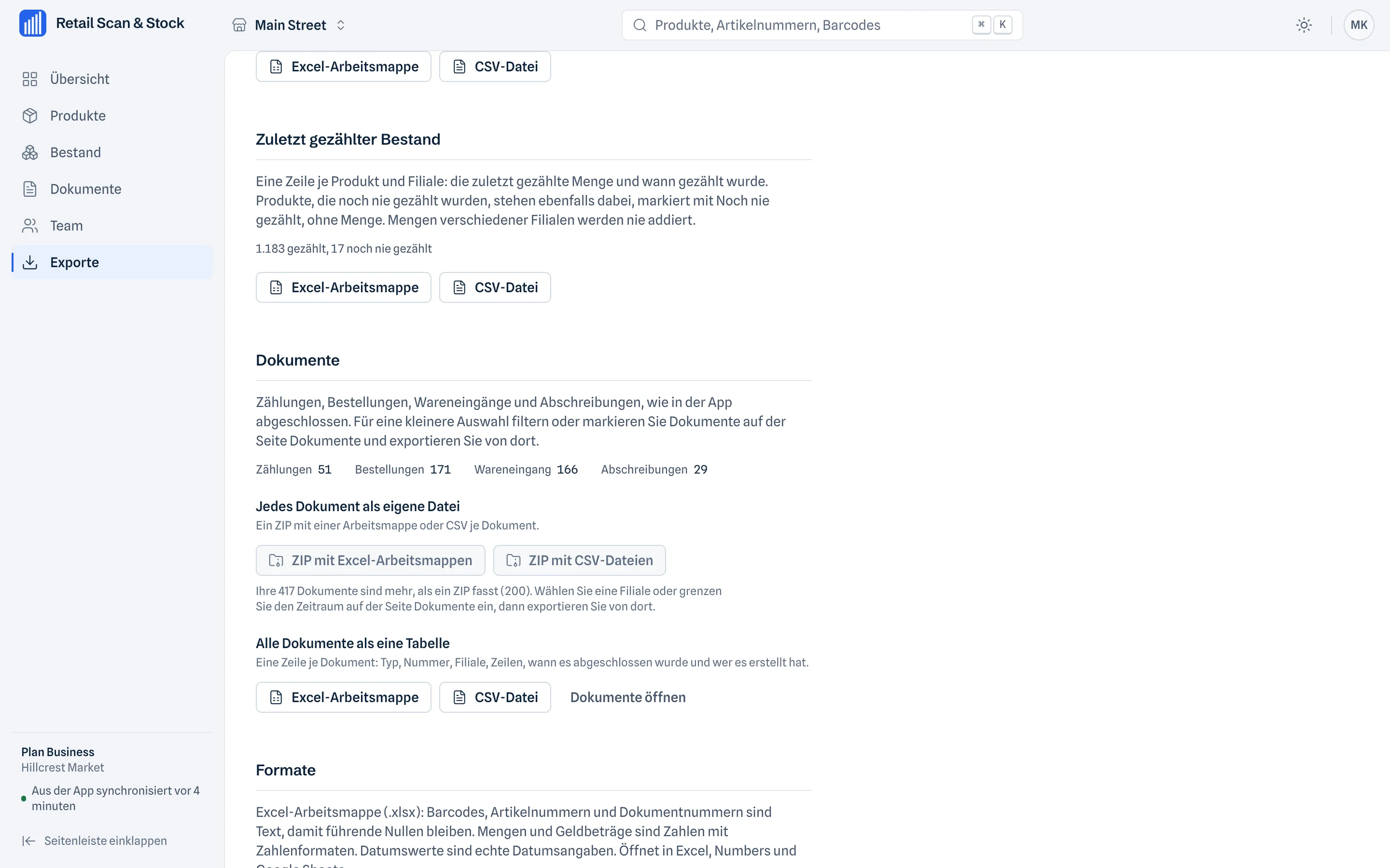 Dateien für den nächsten Schritt · Webbereich