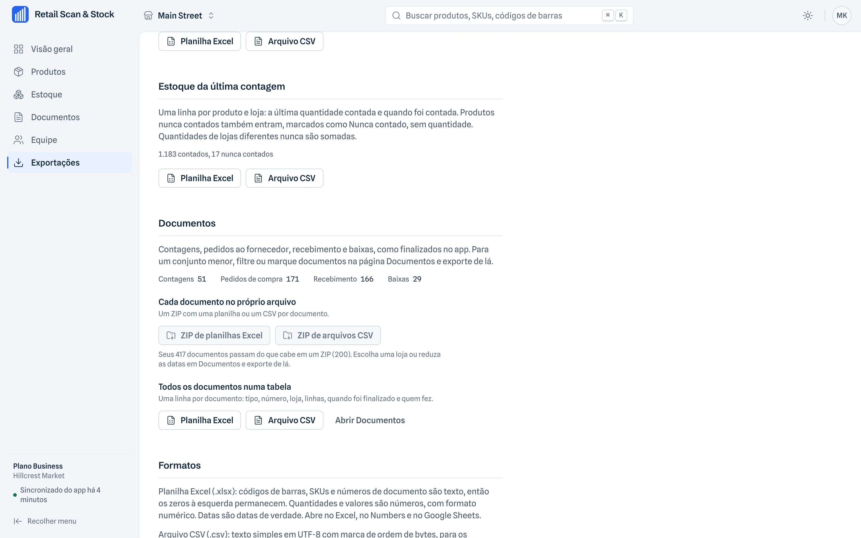 Arquivos para a próxima etapa · Painel web